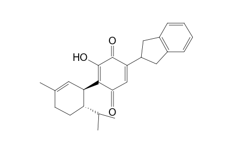 (1'S*,6'S*)-4-(2,3-Dihydro-1H-inden-2-yl)-6-hydroxy-6'-isopropyl-3'-methyl-[1,1'-bi(cyclohexane)]-2',3,6-triene-2,5-dione