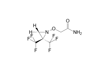 2-{[2,2-bis(trifluoromethyl)-1-aziridinyl]oxy}acetamide