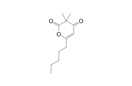 3,3-DIMETHYL-6-PENTYL-2H-PYRAN-2,4(3H)-DIONE