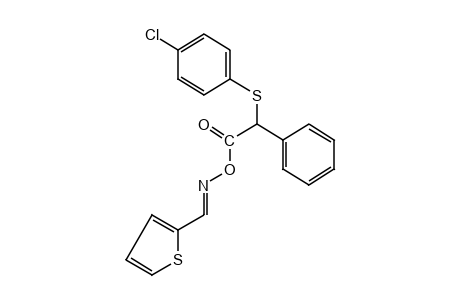 2-thiophenecarboxaldehyde, O-{[(p-chlorophenyl)thio]phenylacetyl}oxime