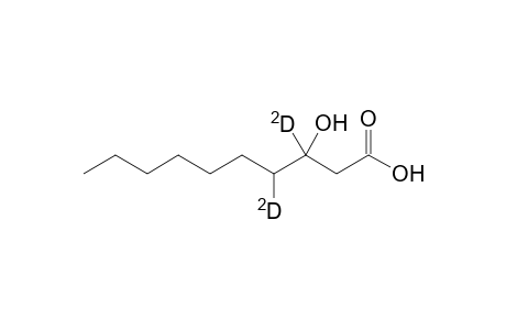 (3RS,4RS)-[3,4-(2)-H-(2)]-3-HYDROXYDECANOIC-ACID;DOUBLY-LABELED298