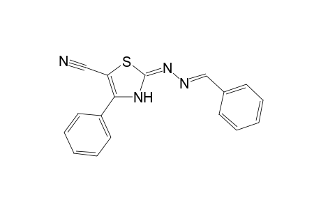 (E)-2-[(E)-Benzylidenehydrazono]-4-phenyl-2,3-dihydrothiazole-5-carbonitrile