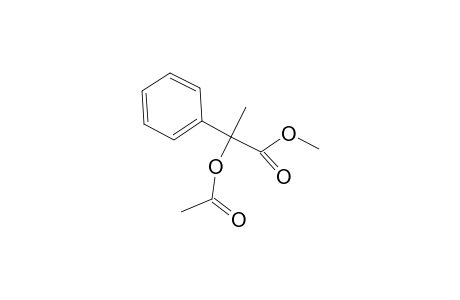Benzeneacetic acid, .alpha.-(acetyloxy)-.alpha.-methyl-, methyl ester
