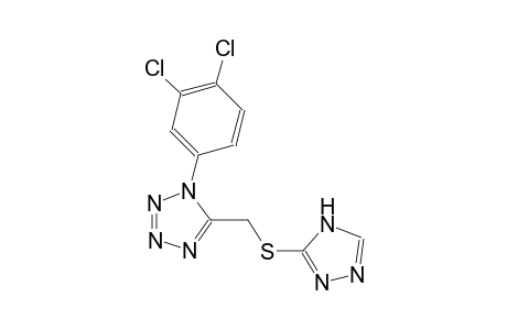 1H-tetrazole, 1-(3,4-dichlorophenyl)-5-[(4H-1,2,4-triazol-3-ylthio)methyl]-