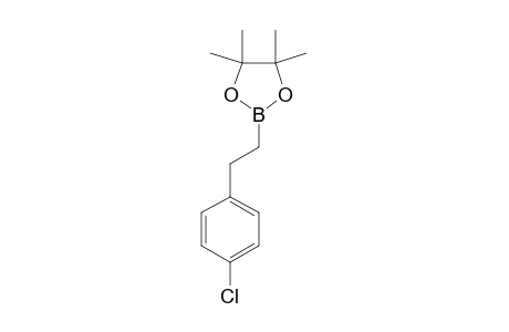 2-(2-(4-Chlorophenyl)ethyl)-4,4,5,5-tetramethyl-[1,3,2]-dioxaborolane