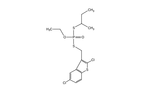 phosphorodithioic acid, S-sec-butyl S-[(2,5-dichlorobenzo[b]thien-3-yl)methyl] O-ethyl ester