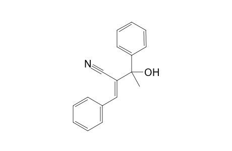 (E)-2-Benzylidene-3-hydroxy-3-phenylbutanenitrile