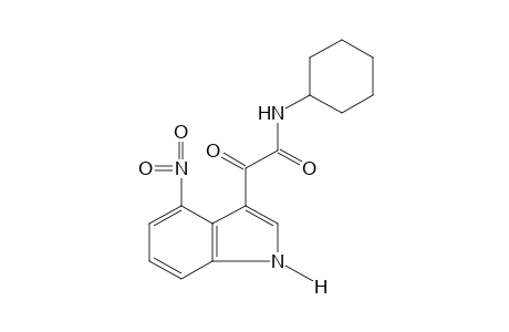 N-cyclohexyl-4-nitro-3-indoleglyoxylamide