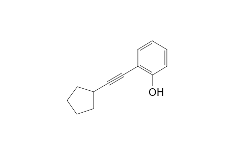 2-(2-cyclopentylethynyl)phenol