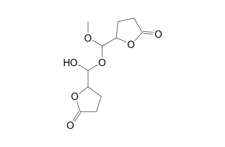 Tetrahydrofuran-5-on-2-methanol, .alpha.-[.alpha.-methoxy-(tetrahydrofuran-5-on-2-ylmethoxy)]-