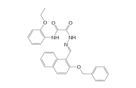 N'-[(E)-(2-benzoxy-1-naphthyl)methyleneamino]-N-o-phenetyl-oxamide
