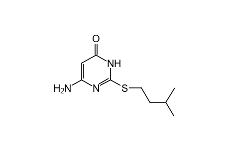 6-amino-2-(isopentylthio)-4(3H)-pyrimidinone