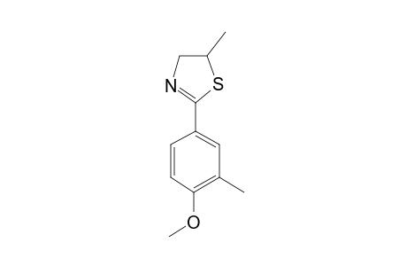 5-Methylthiazoline, 2-[4-methoxy-3-methylphenyl]-