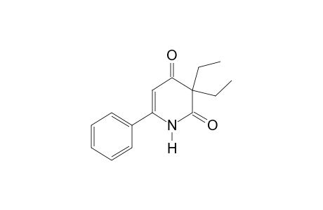 3,3-diethyl-6-phenyl-2,4(1H,3H)-pyridinedione