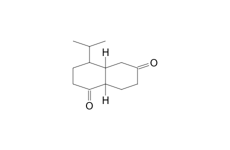 1,6(2H,5H)-NAPHTHALENEDIONE, HEXAHYDRO-4-(1-METHYLETHYL)-