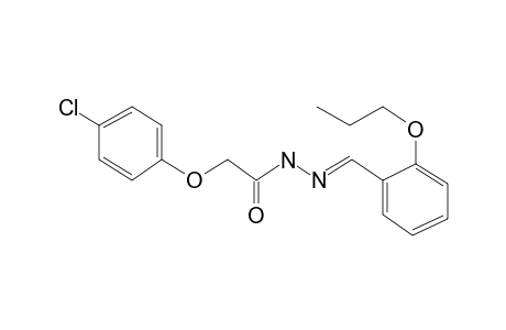 2-(4-Chlorophenoxy)-N'-(2-propoxybenzylidene)acethydrazide