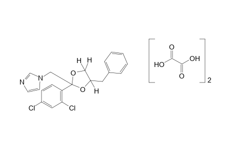 1-{[4-benzyl-2-(2,4-dichlorophenyl)-1,3-dioxolan-2-yl]methyl}imidazole, oxalate(1:2) (salt)