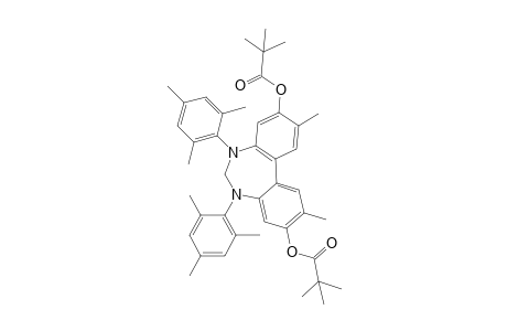 13-[(2,2-dimethylpropanoyl)oxy]-4,14-dimethyl-8,10-bis(2,4,6-trimethylphenyl)-8,10-diazatricyclo[9.4.0.0(2,7)]pentadeca-1(15),2(7),3,5,11,13-hexaen-5-yl 2,2-dimethylpropanoate