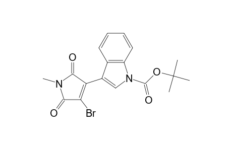 2-Bromo-3-(1-T-butoxycarbonyl)-1H-indol-3-yl)-N-methyl-maleimide