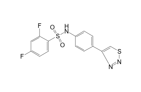 2,4-difluoro-4'-(1,2,3-thiadiazol-4-yl)benzenesulfonanilide
