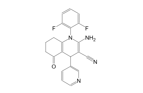 2-Amino-1-(2,6-difluorophenyl)-5-keto-4-(3-pyridyl)-4,6,7,8-tetrahydroquinoline-3-carbonitrile