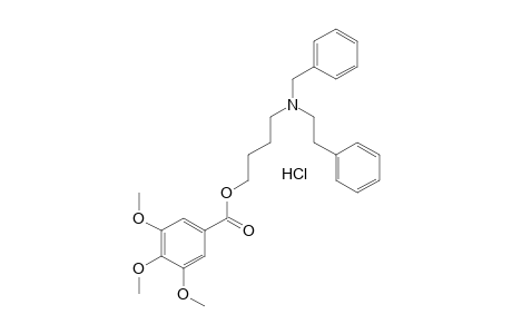 3,4,5-trimethoxybenzoic acid, 4-(benzylphenethylamino)butyl ester, hydrochloride