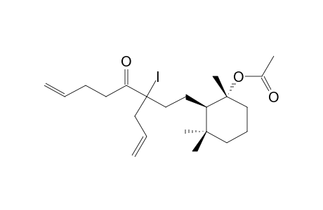 4-[(TRANS-2-ACETOXY-2,6,6-TRIMETHYLCYCLOHEXYL)-ETHYL]-4-IODO-1,8-NONADIEN-5-ONE,DIASTEREOMER-#1