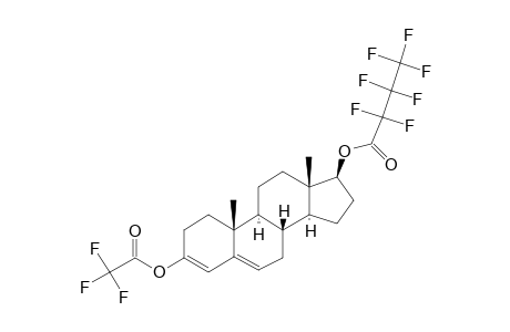 Androsta-3,5-diene-3,17-diol, 17-(heptafluorobutanoate) 3-(trifluoroacetate), (17.beta.)-