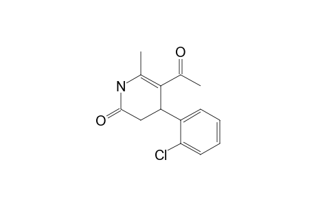 4-(2-Chlorophenyl)-5-ethanoyl-6-methyl-3,4-dihydro-1H-pyridin-2-one