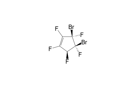 1,2,3.alpha.,4.alpha.,5.beta.-pentafluoro-3.beta.,4.beta.-dibromocyclopent-1-ene