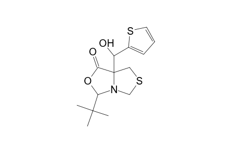 3-tert-Butyl-7a-[hydroxy(2-thienyl)methyl]dihydro-1H-[1,3]thiazolo[3,4-c][1,3]oxazol-1-one