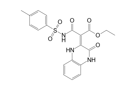 Ethyl 3-oxo-2-[3-oxo-3,4-dihydro-2(1H)-quinoxalinylidene]-3-{[(4-methylphenyl)sulfonyl]amino}propanoate