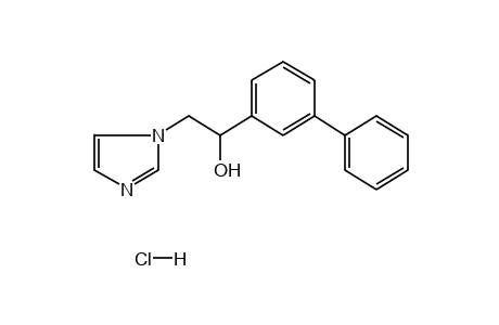 alpha-(3-biphenylyl)imidazole-1-ethanol, monohydrochloride