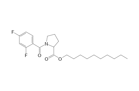 L-Proline, N-(2,4-difluorobenzoyl)-, decyl ester