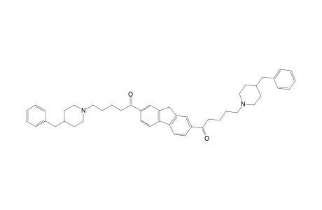 2,7-bis[5-(4-benzylpiperidino)valeryl]fluorene