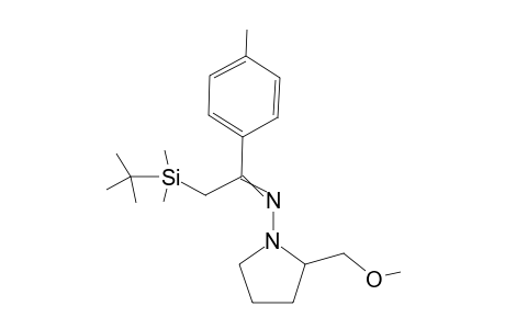 1-[2'-(t-Butyldimethylsilyl)-1'-(4-methylphenyl)eth-1'-ylideneamino]-2-(methoxymethyl)pyrrolidine