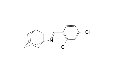 N-[(E)-(2,4-Dichlorophenyl)methylidene]-1-adamantanamine