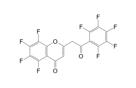 2-[(Pentafluorobenzoyl)methyl]-5,6,7,8-tetrafluorochromone