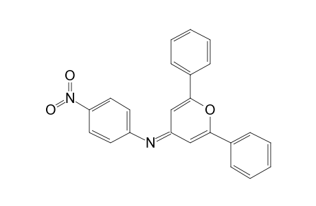 Benzenamine, N-(2,6-diphenyl-4H-pyran-4-ylidene)-4-nitro-