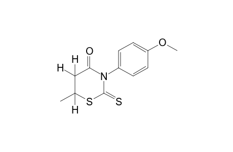 dihydro-3-(p-methoxyphenyl)-6-methyl-2-thio-2H-1,3-thiazine-2,4(3H)-dione