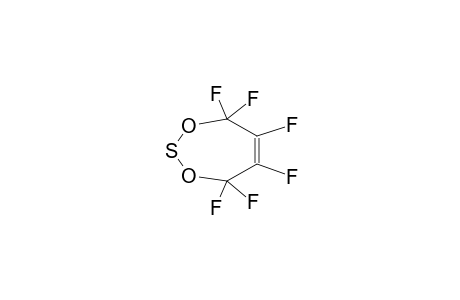 1,3-DIOXA-2-THIA-4,4,5,6,7,7-HEXAFLUOROCYCLOHEPT-5-ENE