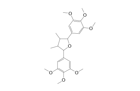 Beilschmin_B;(2-S,3-S,4-S,5-R)-3',4',5',3'',4'',5''-hexamethoxy-2,5-epoxylignan