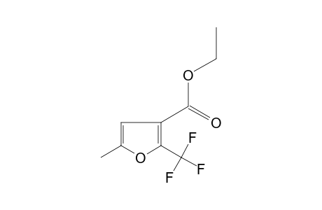 5-methyl-2-(trifluoromethyl)-3-furoic acid, ethyl ester