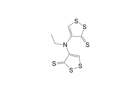 4-[ethyl-(3-sulfanylidene-1,2-dithiol-4-yl)amino]-1,2-dithiole-3-thione