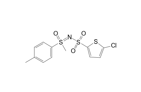 N-[(5-chloro-2-thienyl)sulfonyl]-S-methyl-S-p-tolylsulfoximine