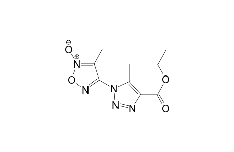 ethyl 5-methyl-1-(4-methyl-5-oxido-1,2,5-oxadiazol-3-yl)-1H-1,2,3-triazole-4-carboxylate