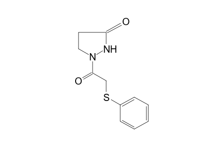 1-[(phenylthio)acetyl]-3-pyrazolidinone