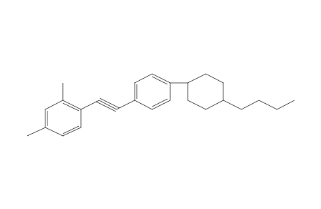 1-([4-(4-Butylcyclohexyl)phenyl]ethynyl)-2,4-dimethylbenzene