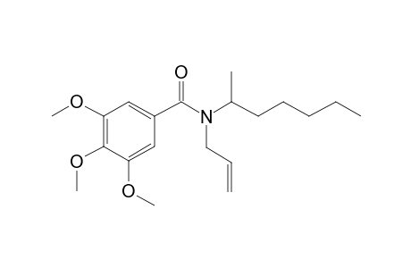 Benzamide, N-allyl-N-(hept-2-yl)-3,4,5-trimethoxy-