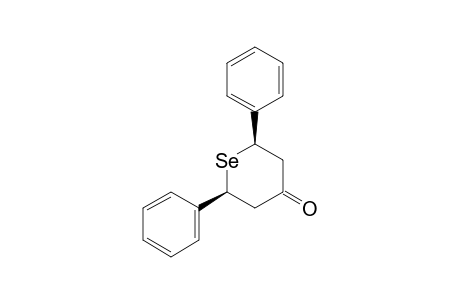 R-2,cis-5-Diphenyl-selenan-4-on